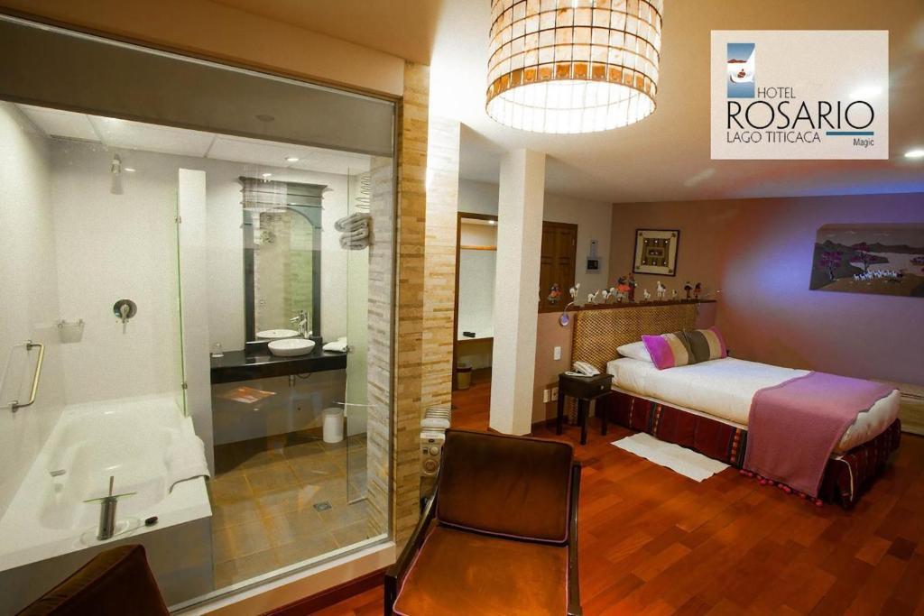 Hotel Rosario Lago Titicaca Копакабана Номер фото